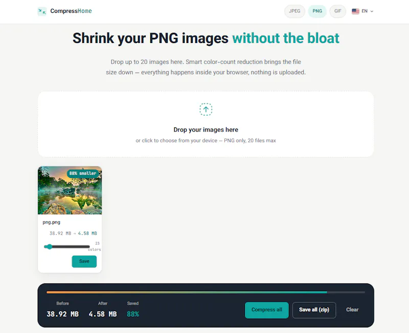 CompressHome screenshot 4