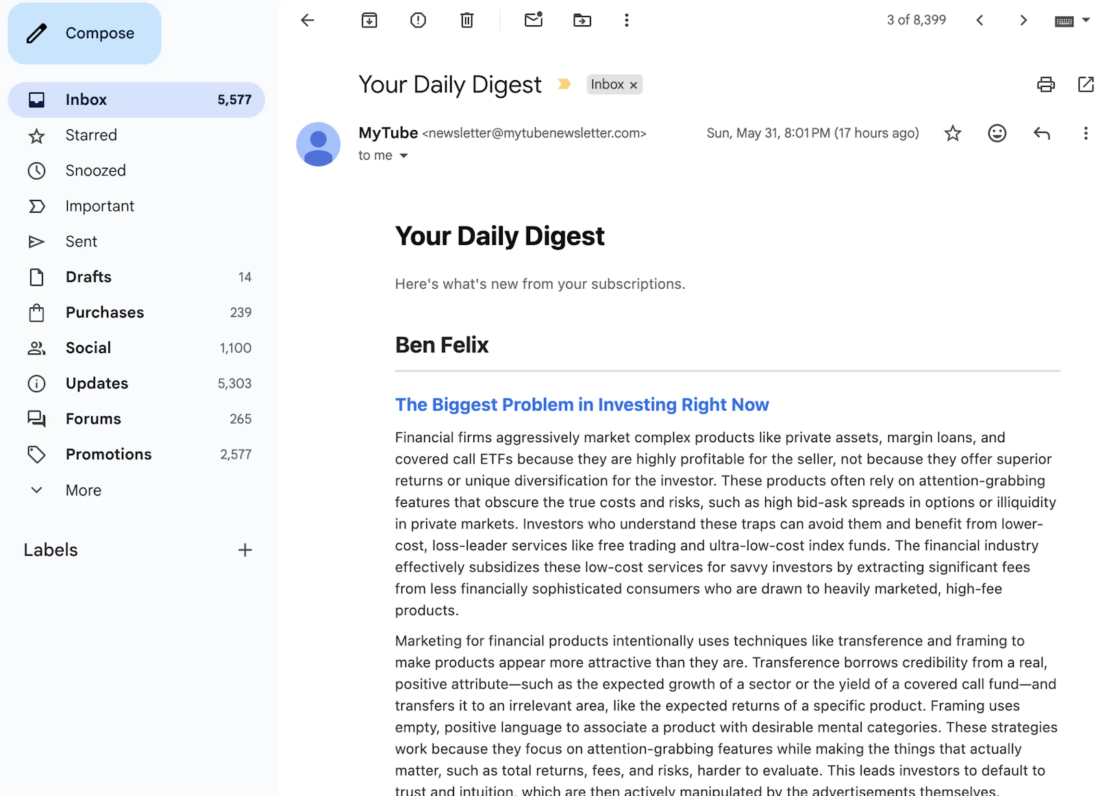 MyTube Newsletter screenshot 3