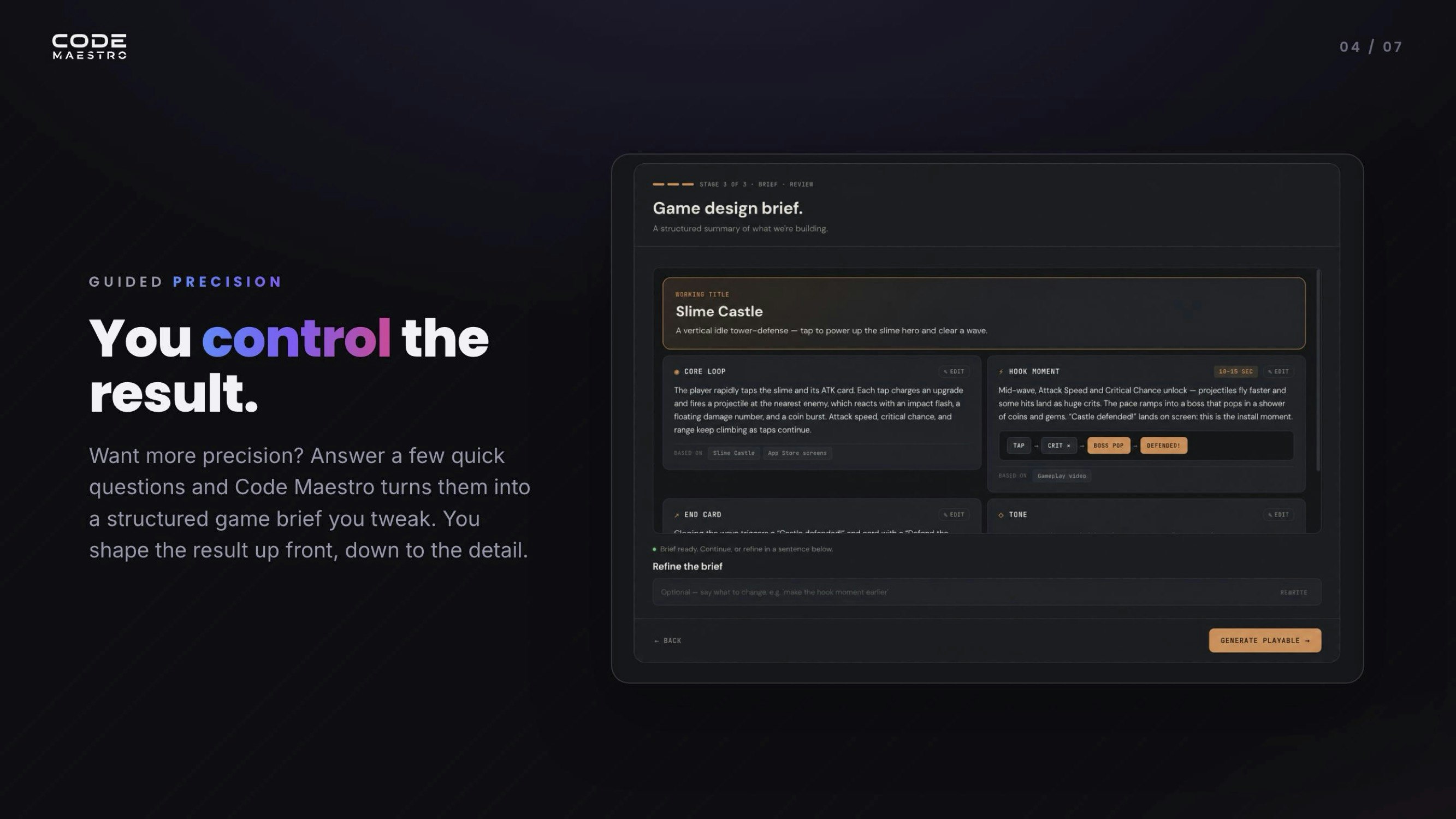 Code Maestro - Playable Ads Creator` gallery image
