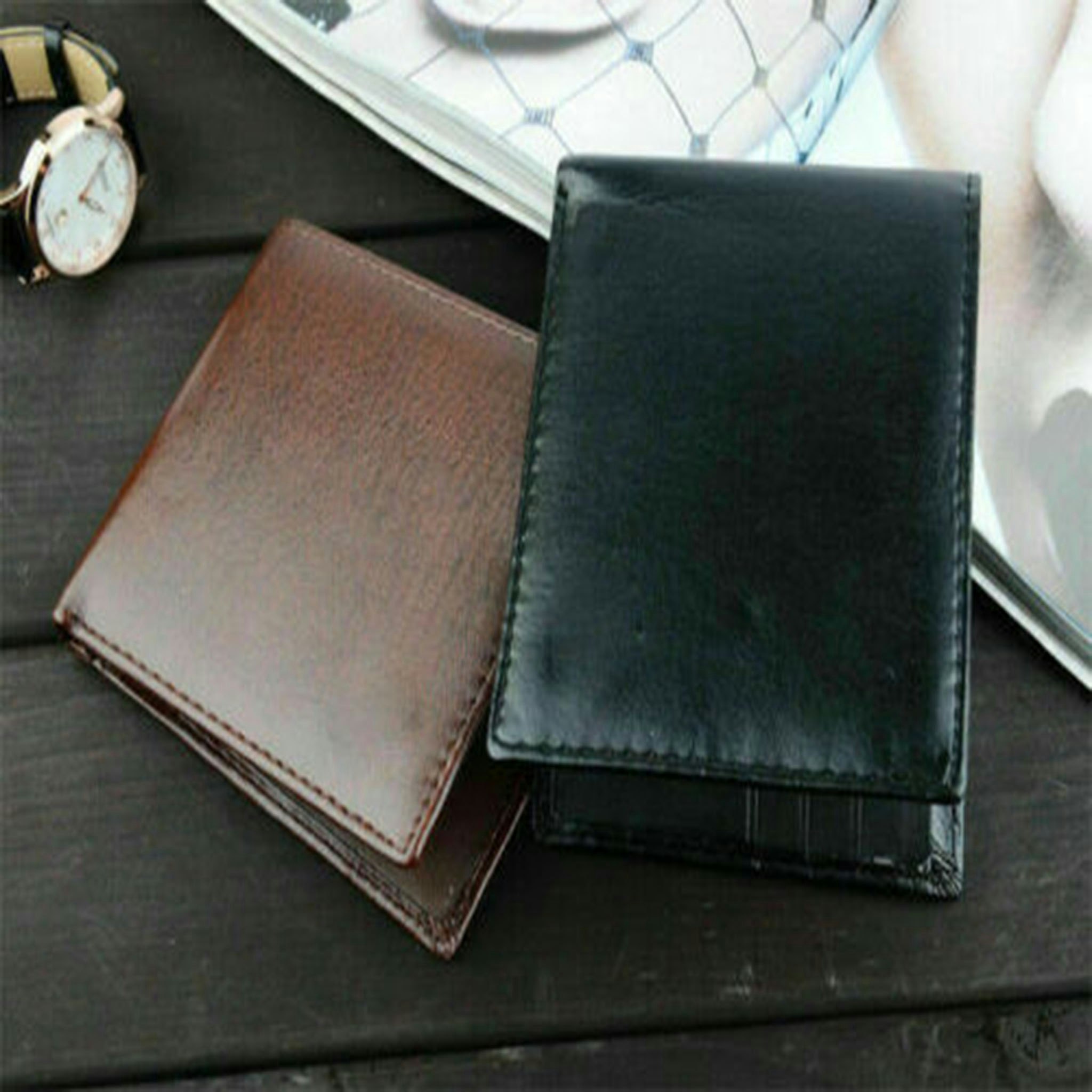 Mientras que la billetera del bifold media 1