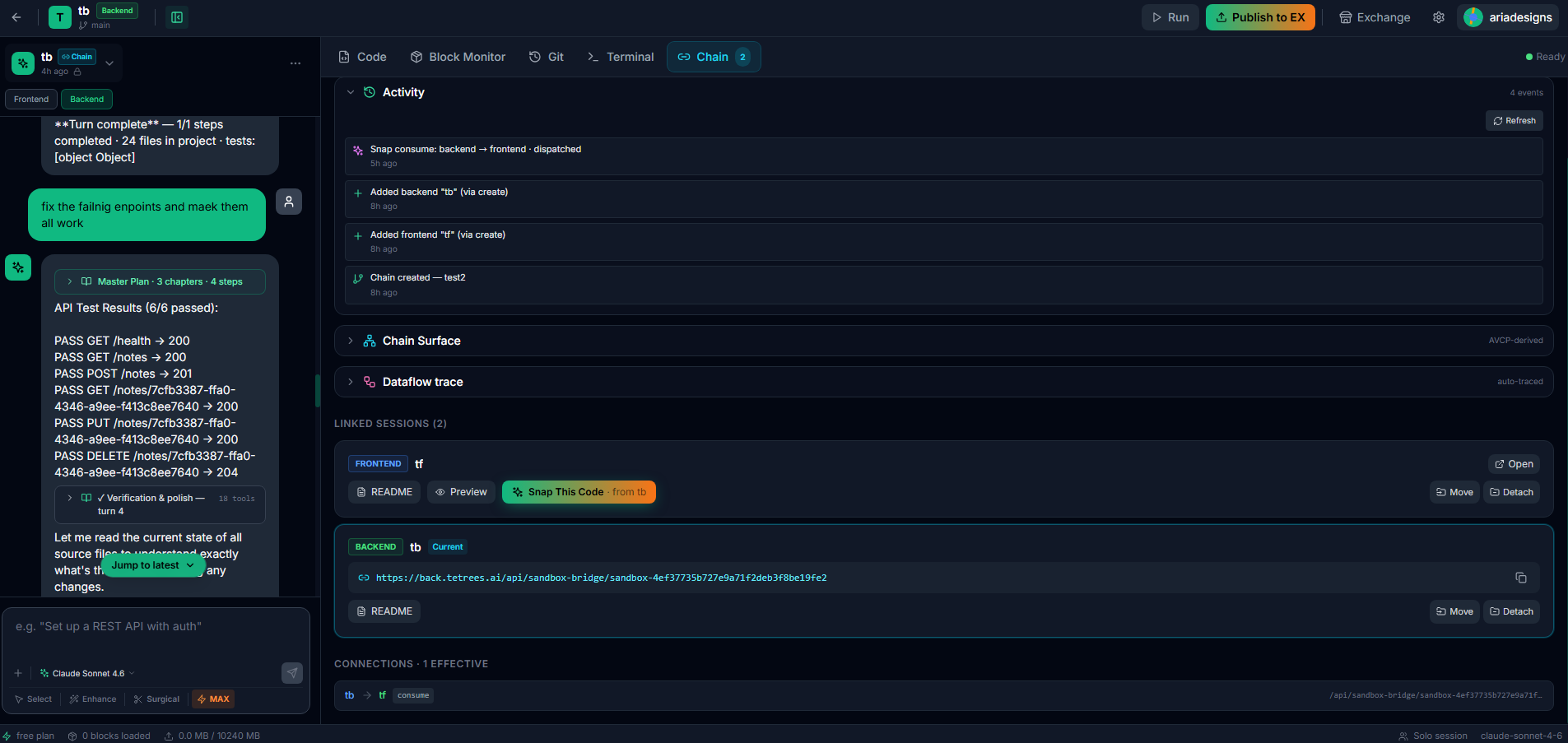 Tetrees AI - Code Exchange with Agents gallery image