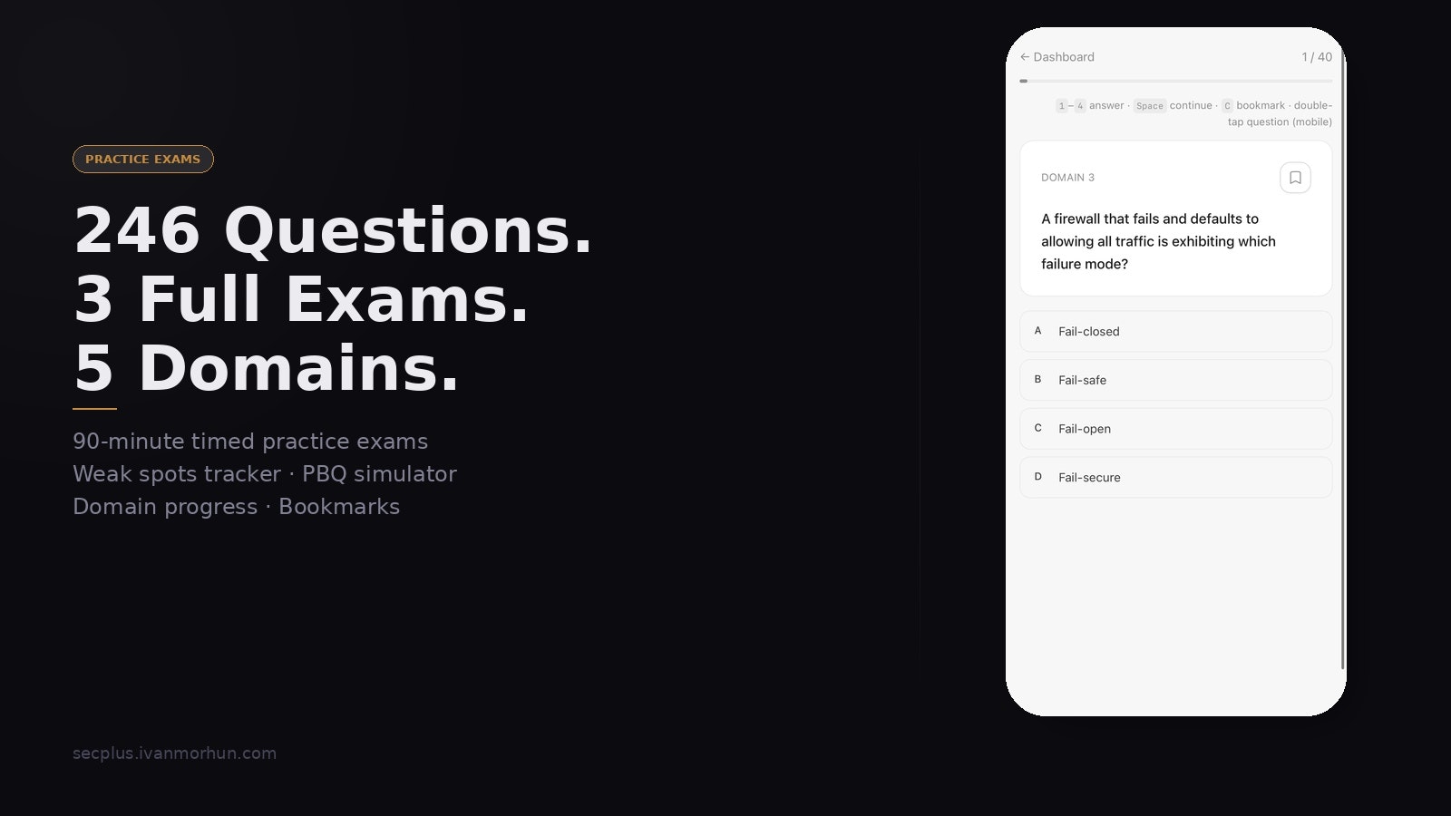 SecPlus Study — Free Security+ App gallery image