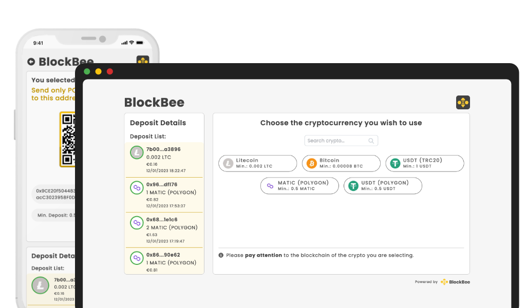 Blockbee- 결제 - 체크 아웃 페이지를 사용하는 블록 비 지불 게이트웨이 미디어 1