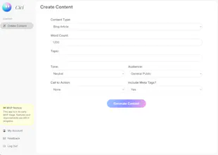 Cici MVP, Your SEO Content AI Assistant gallery image