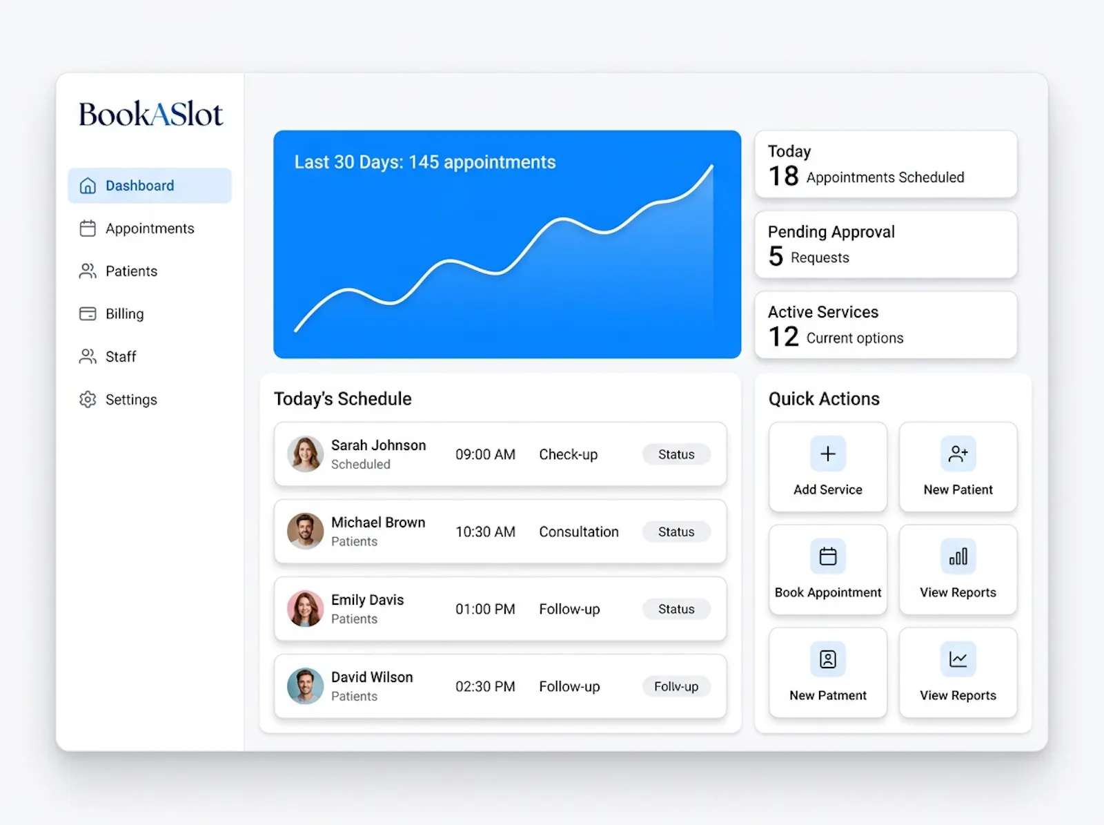 BookASlot screenshot 1