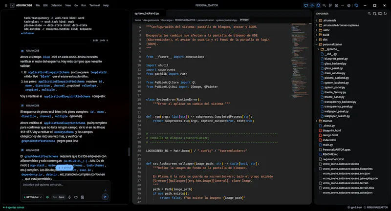 Airuncode screenshot 1