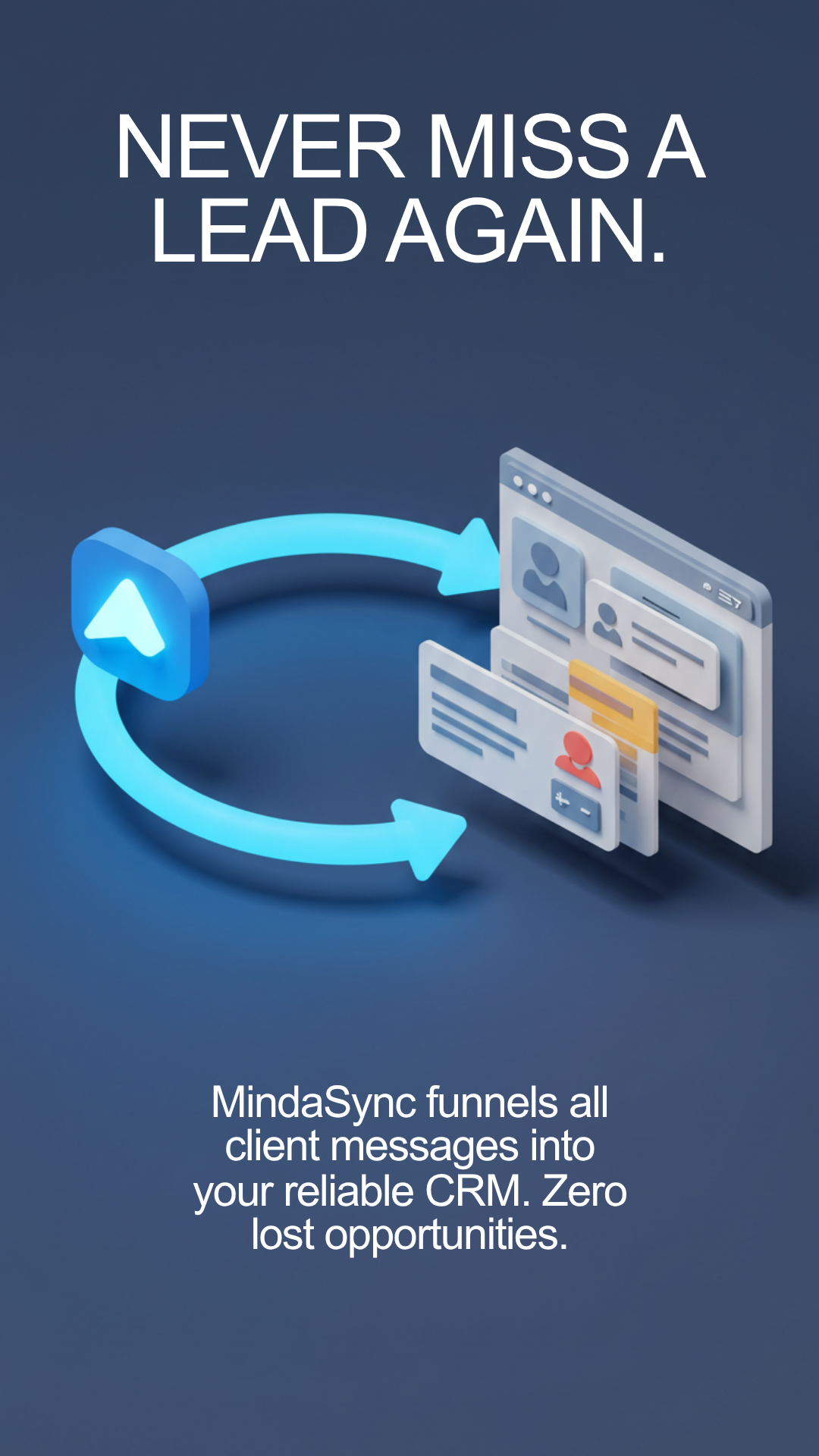 MindaSync Telegeram-Notion CRM - Screenshot 3 showing product features and functionality