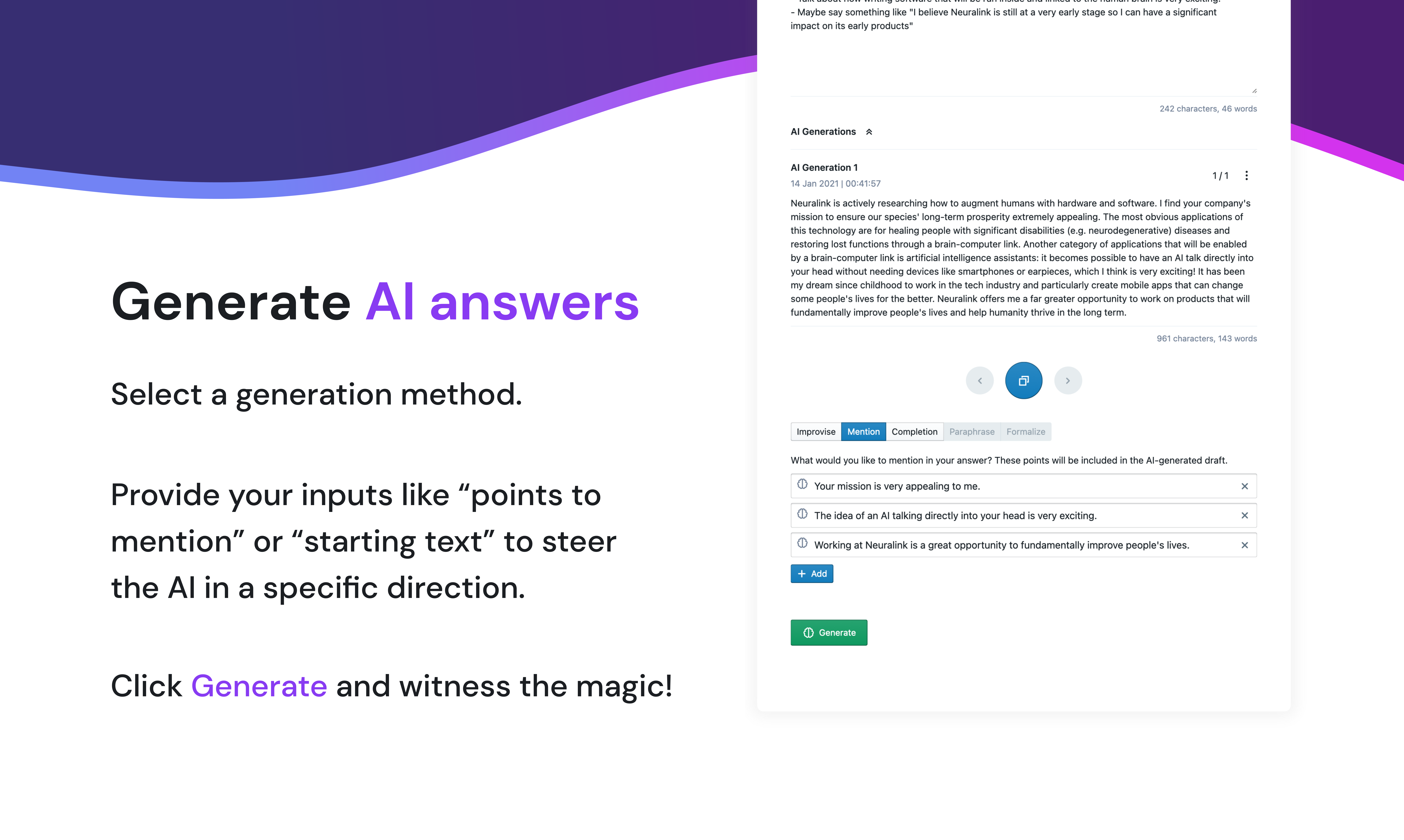 Proficient AI gallery image
