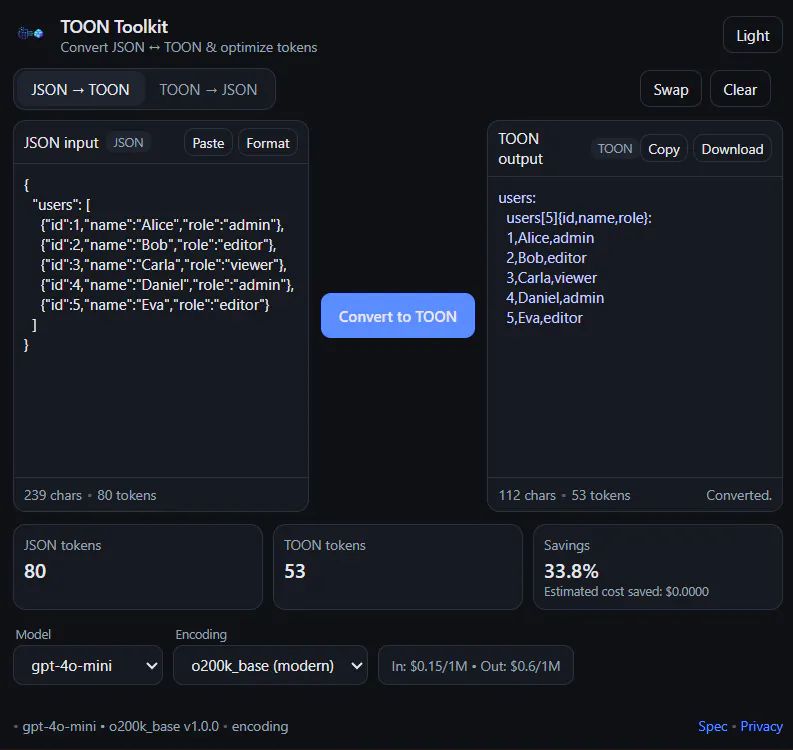 TOON Toolkit 제품 배너