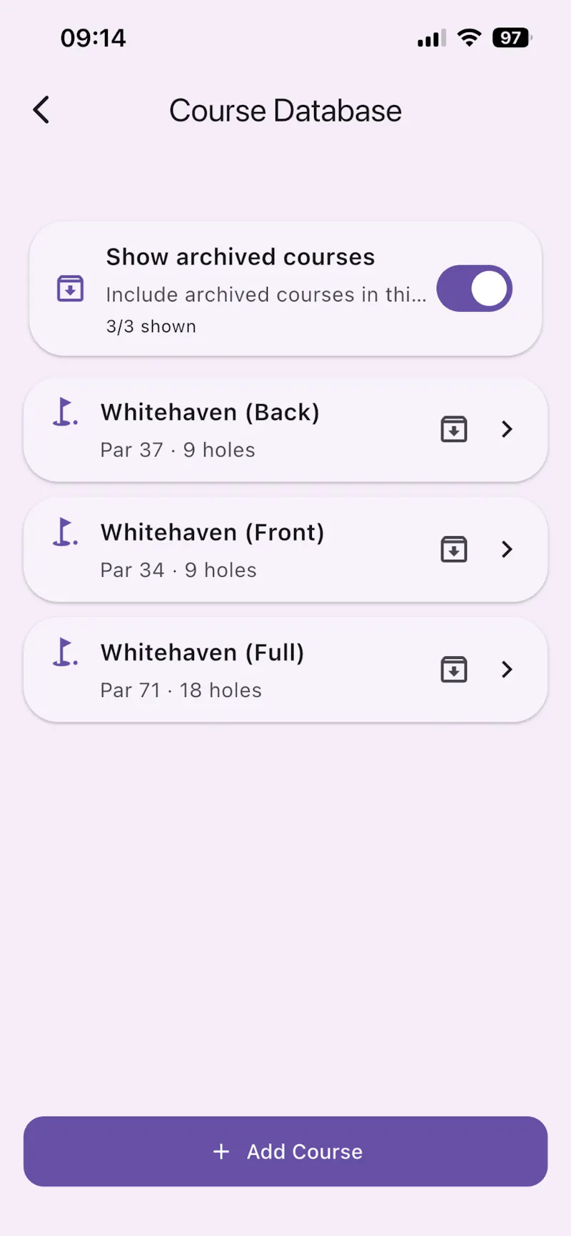 Haylau Handicap Tracker screenshot 3