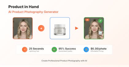 AI Product in Hand Generator gallery image