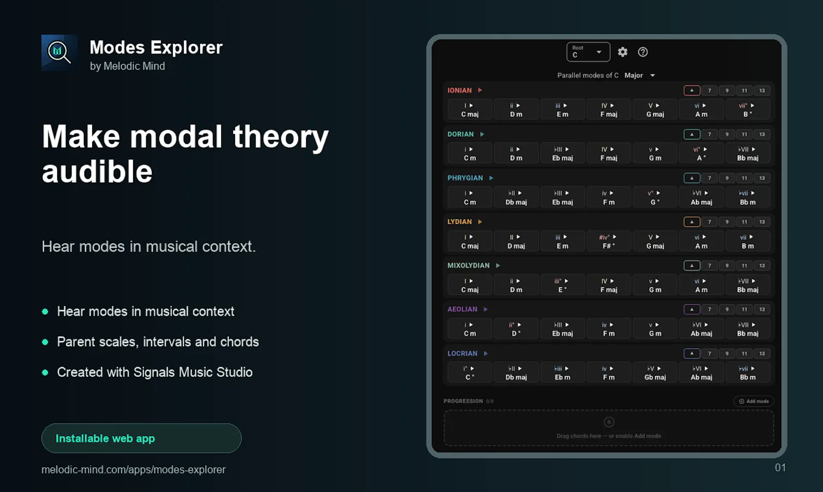 Modes Explorer screenshot 2