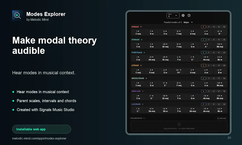 Modes Explorer screenshot 2