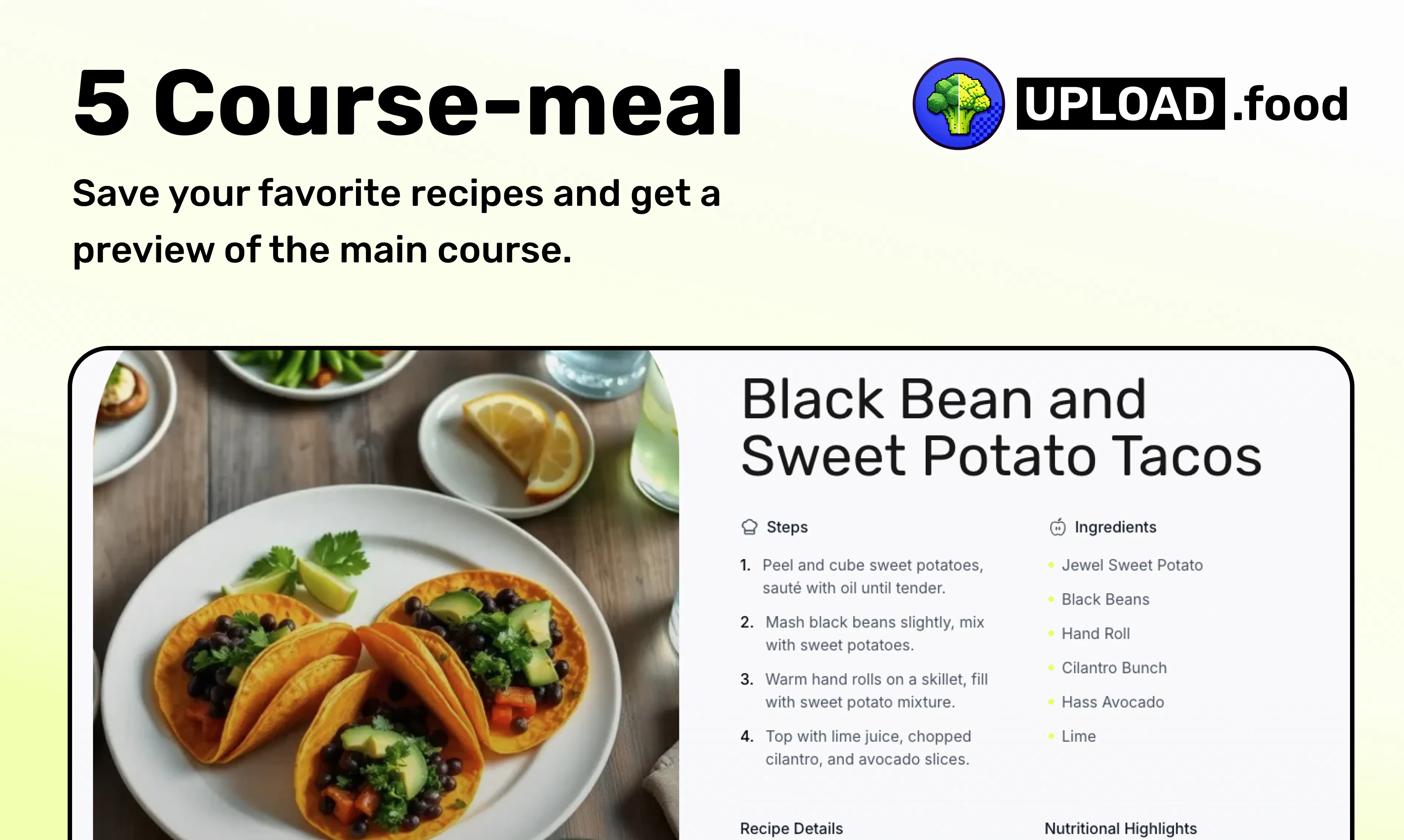 UPLOAD.food gallery image