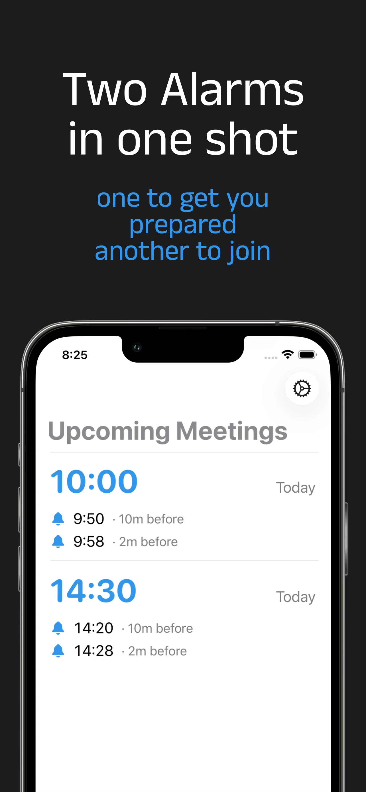 BE READY - Meeting Alarms screenshot 1