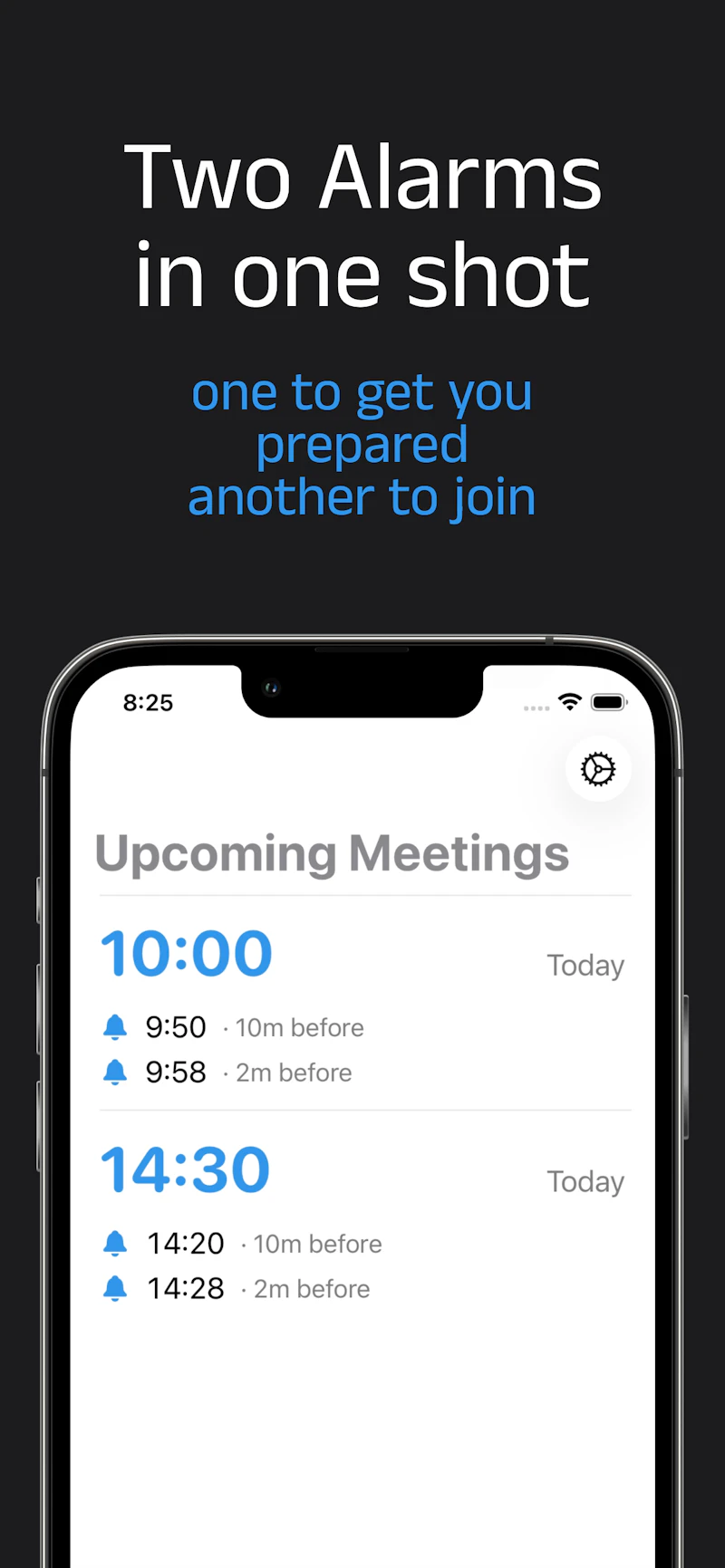 BE READY - Meeting Alarms screenshot 1