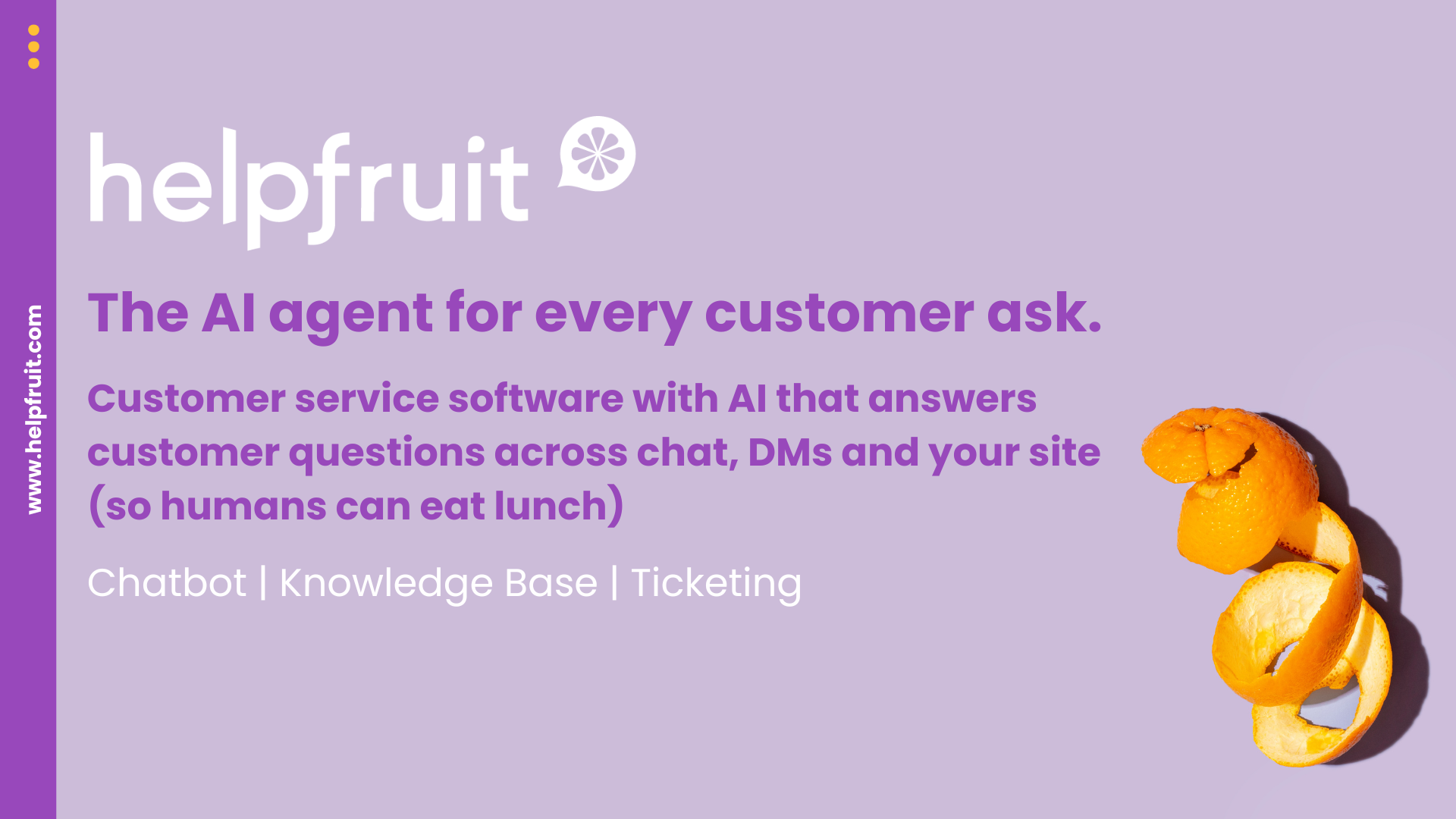 Helpfruit - Main product screenshot demonstrating key features and user interface