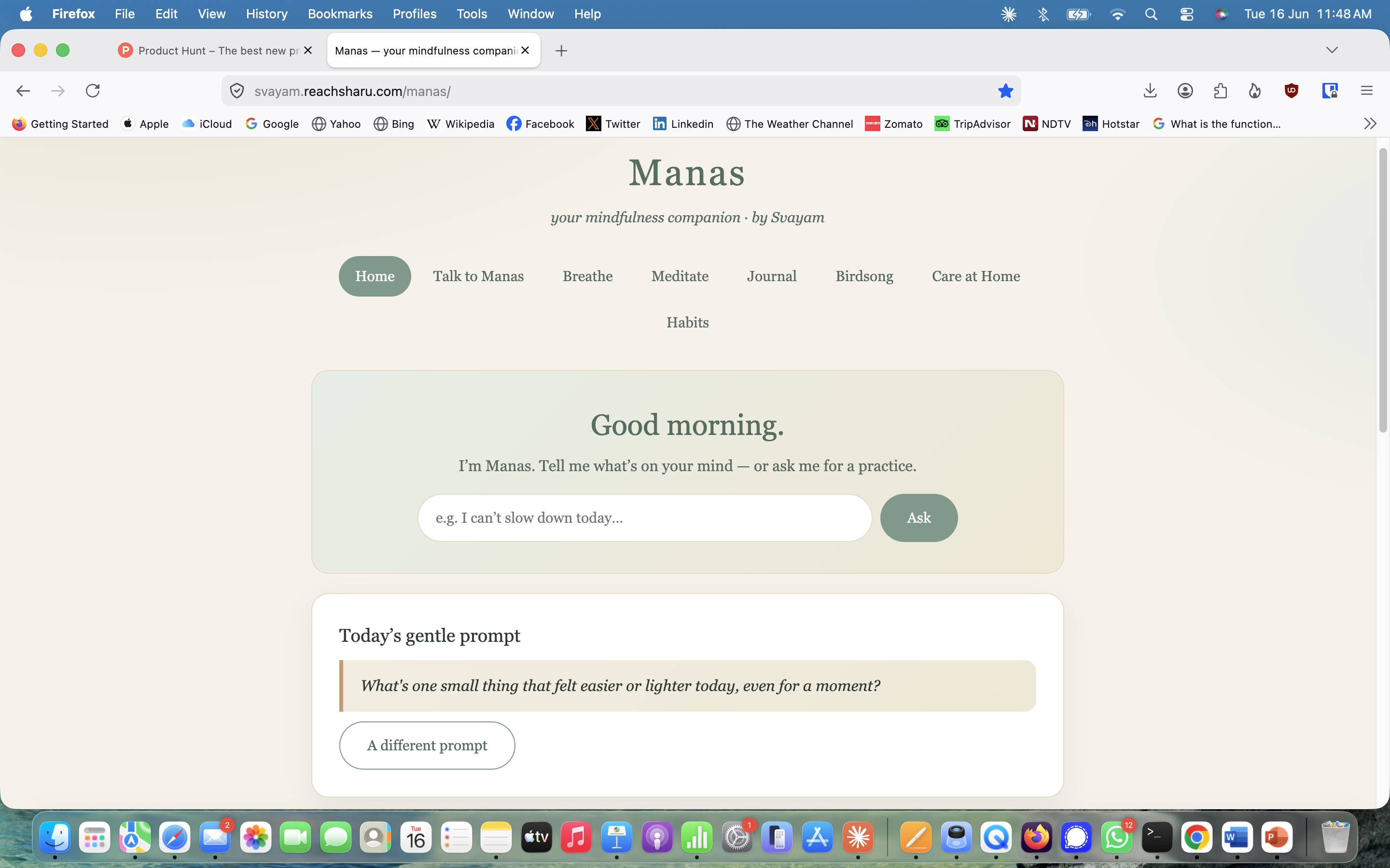 Manas — your own mindfulness companion gallery image