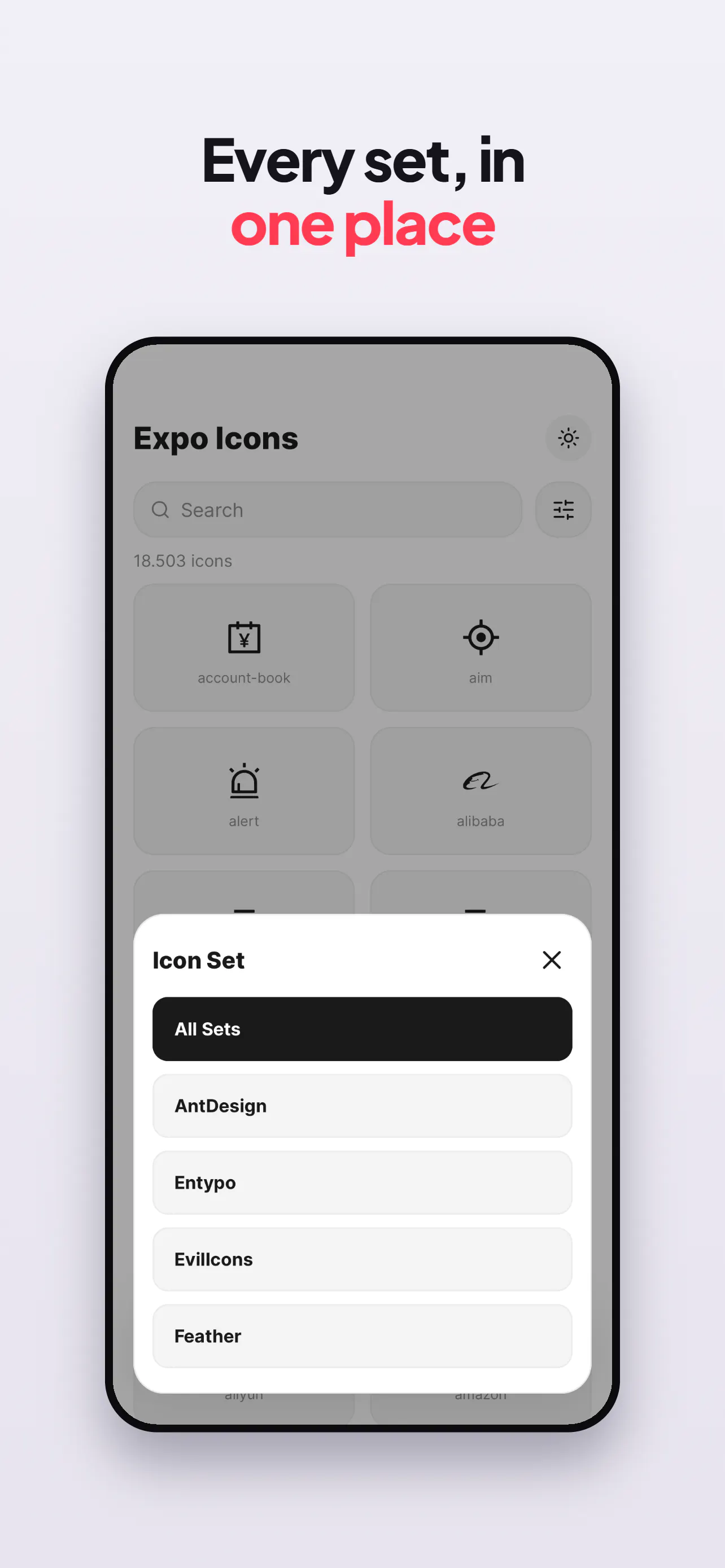 Icon Finder for Expo gallery image