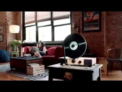 Floating Record Vertical Turntable