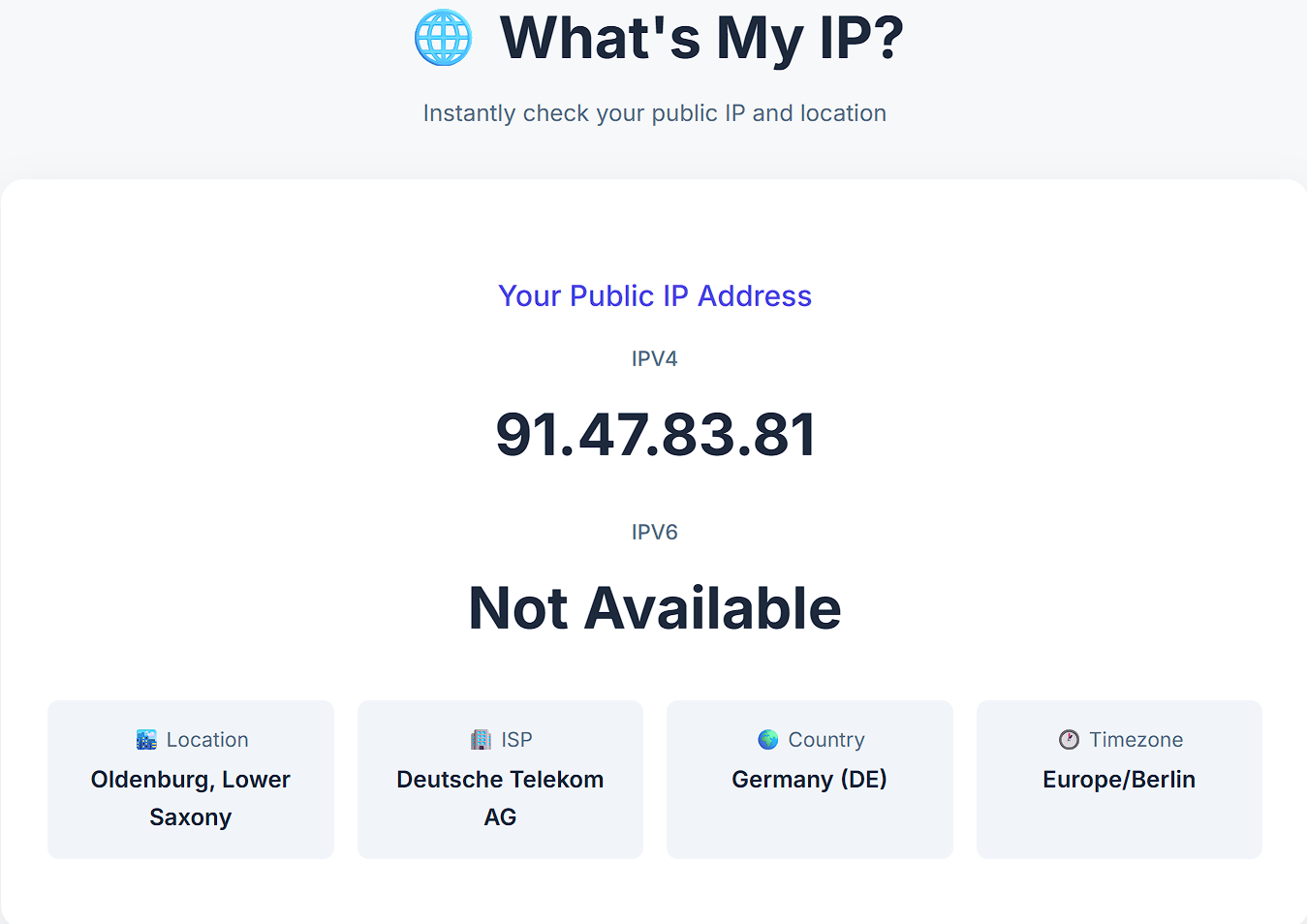 What's My IP Address... logo