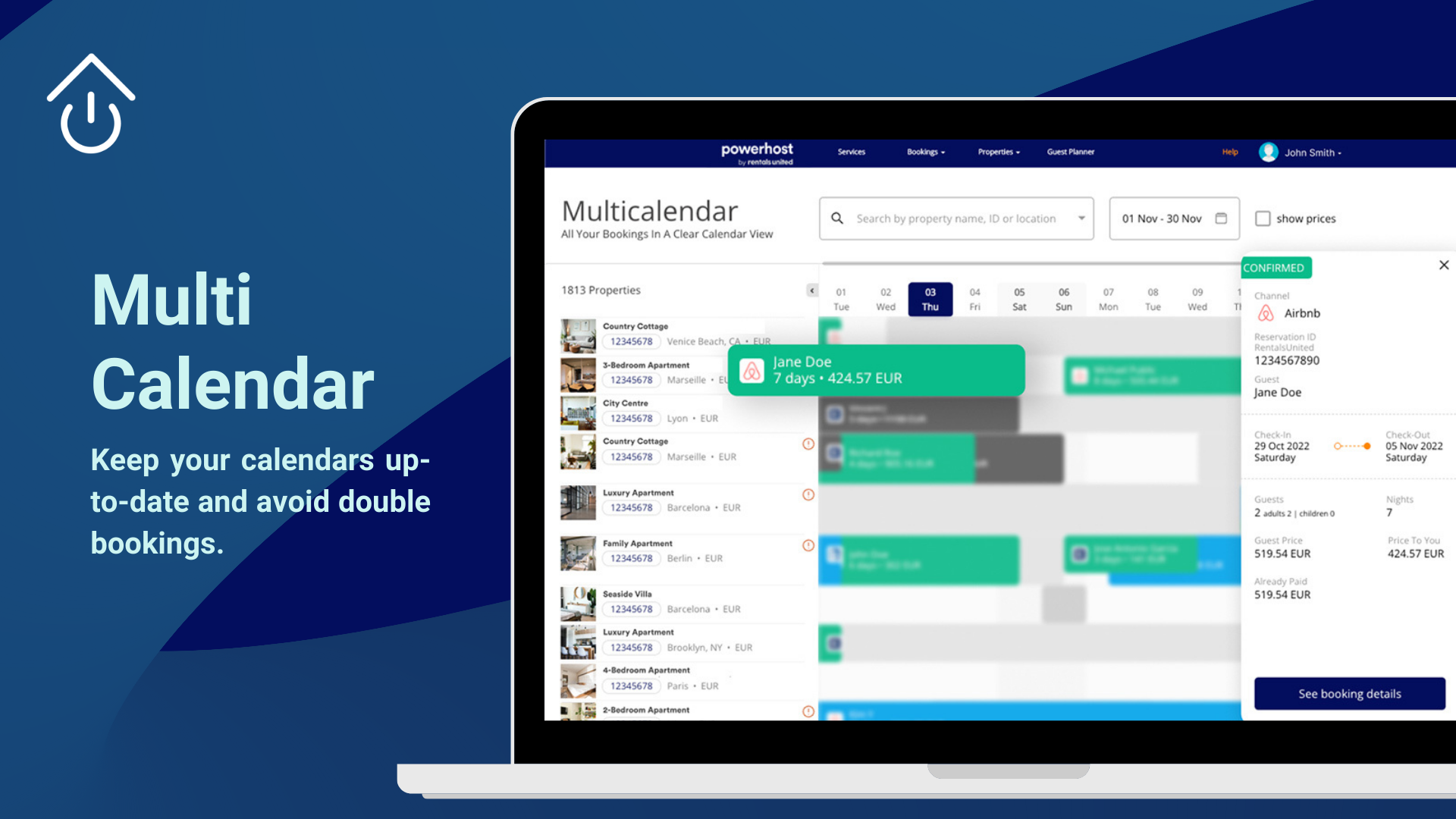 Powerhost - Mülk yöneticileri için nihai tatil kiralama yazılımı medya 5