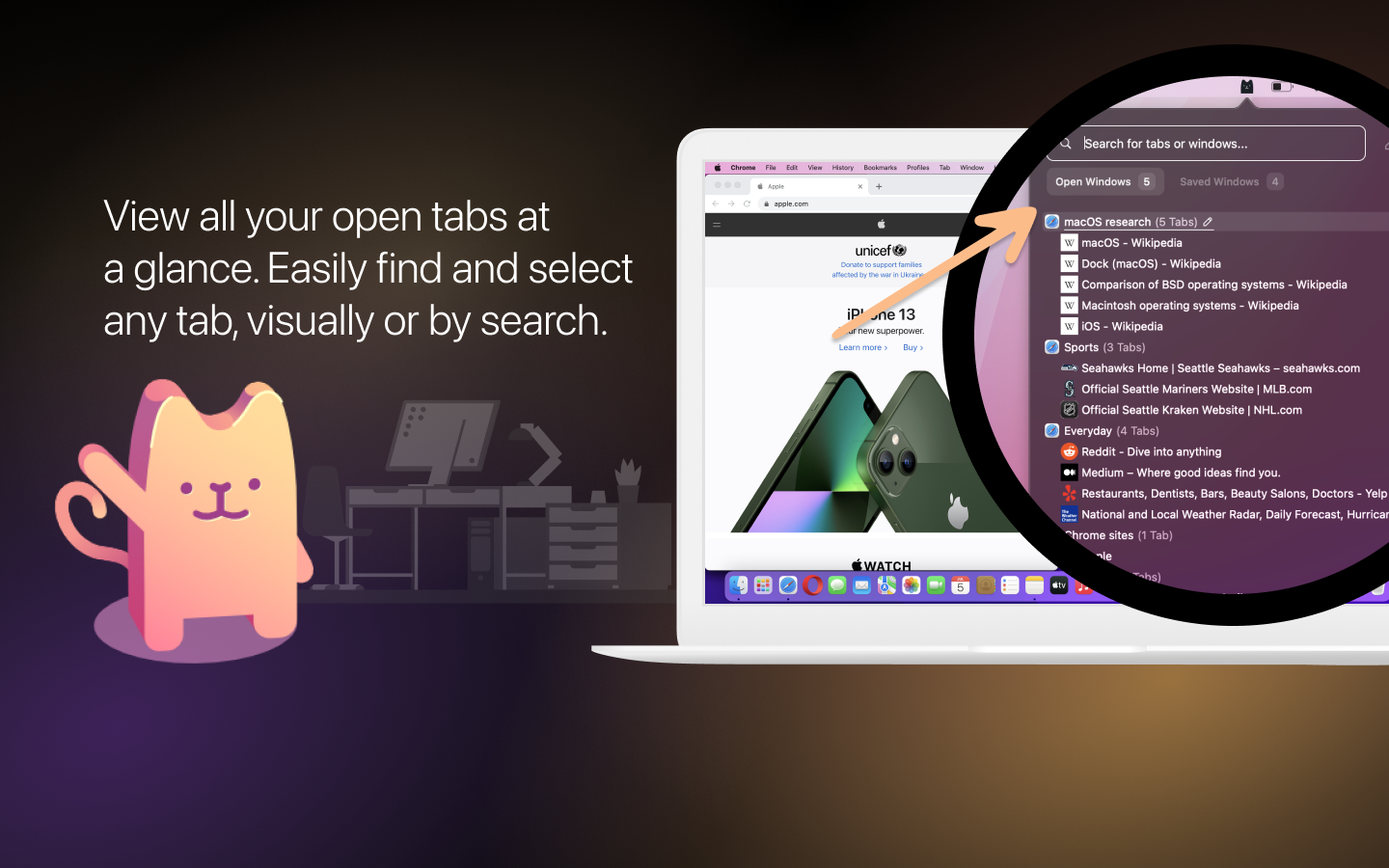 Bebypus - Heb je een Mac?Heb je browsertabs?Tam uw tabbladen met Tabby! media 2
