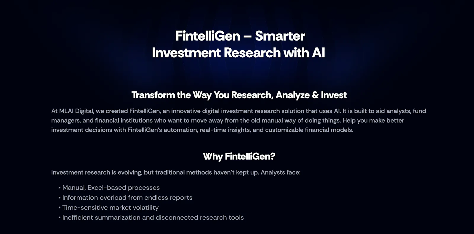 Fintelligen screenshot 1