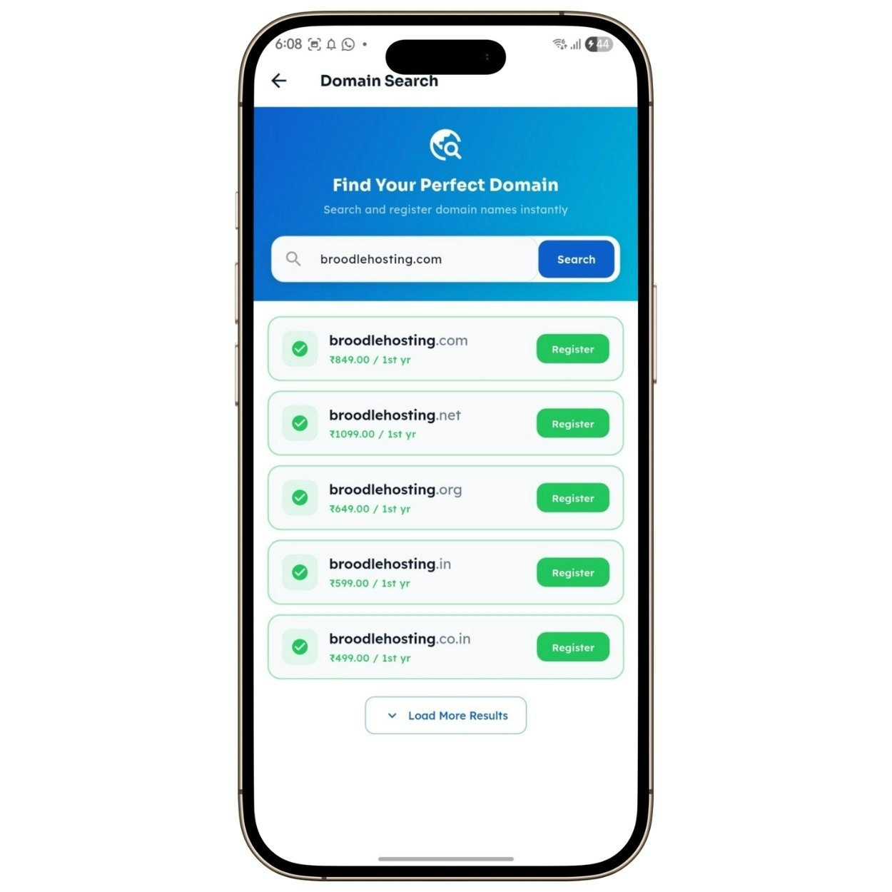 WHMCS Client Area App for Android & iOS gallery image