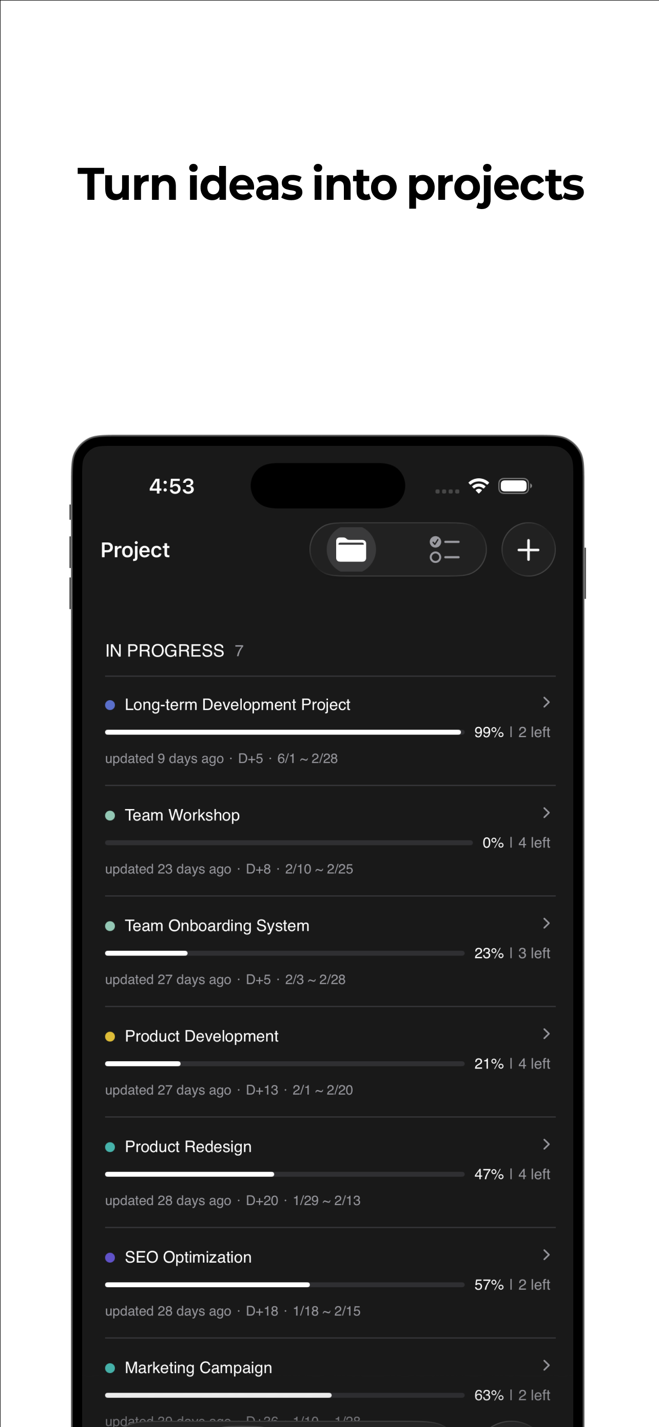 gluon - projdct & todo & calendar manage gallery image