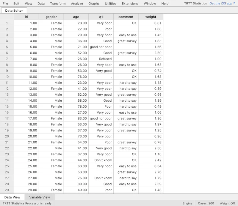 TRTT Statistics screenshot 2