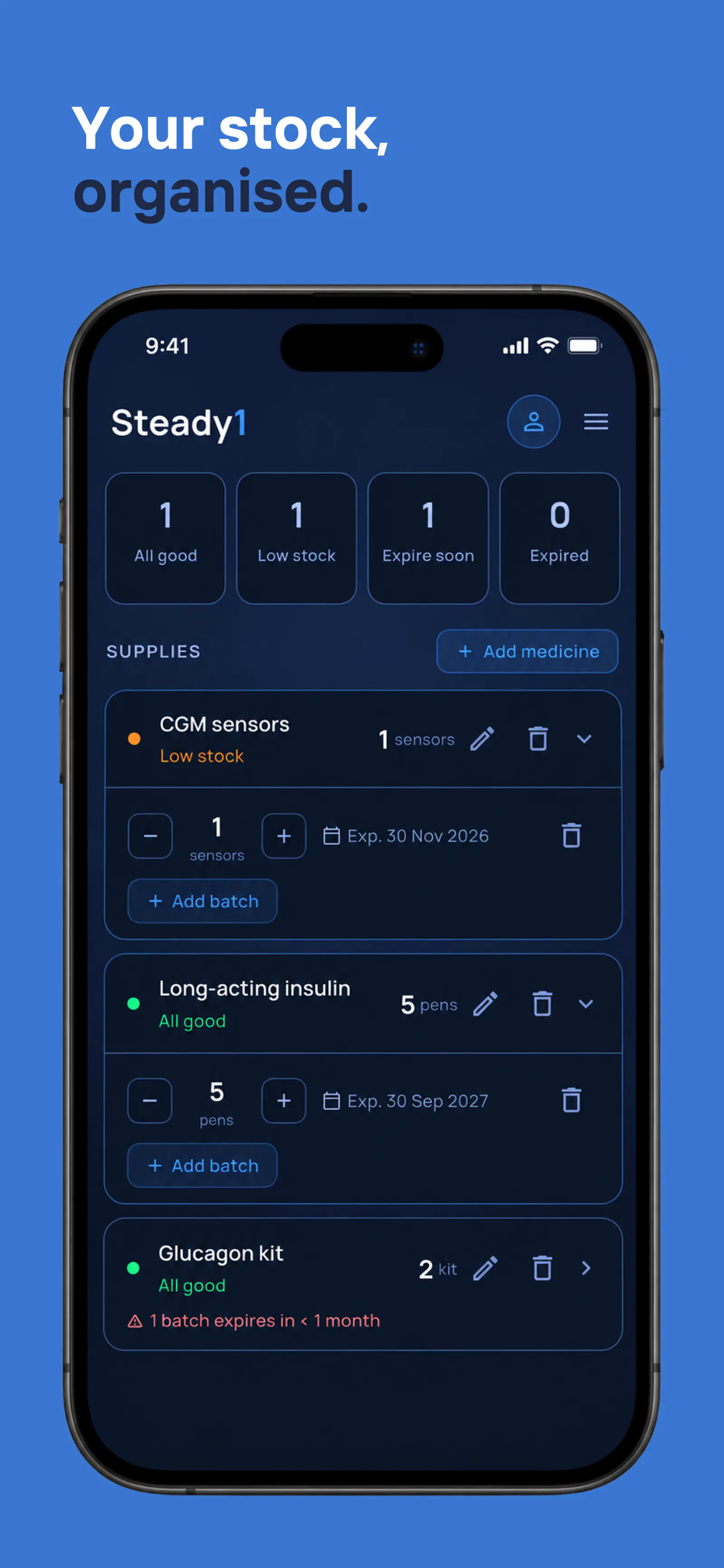 Steady1: Diabetes+ screenshot 4