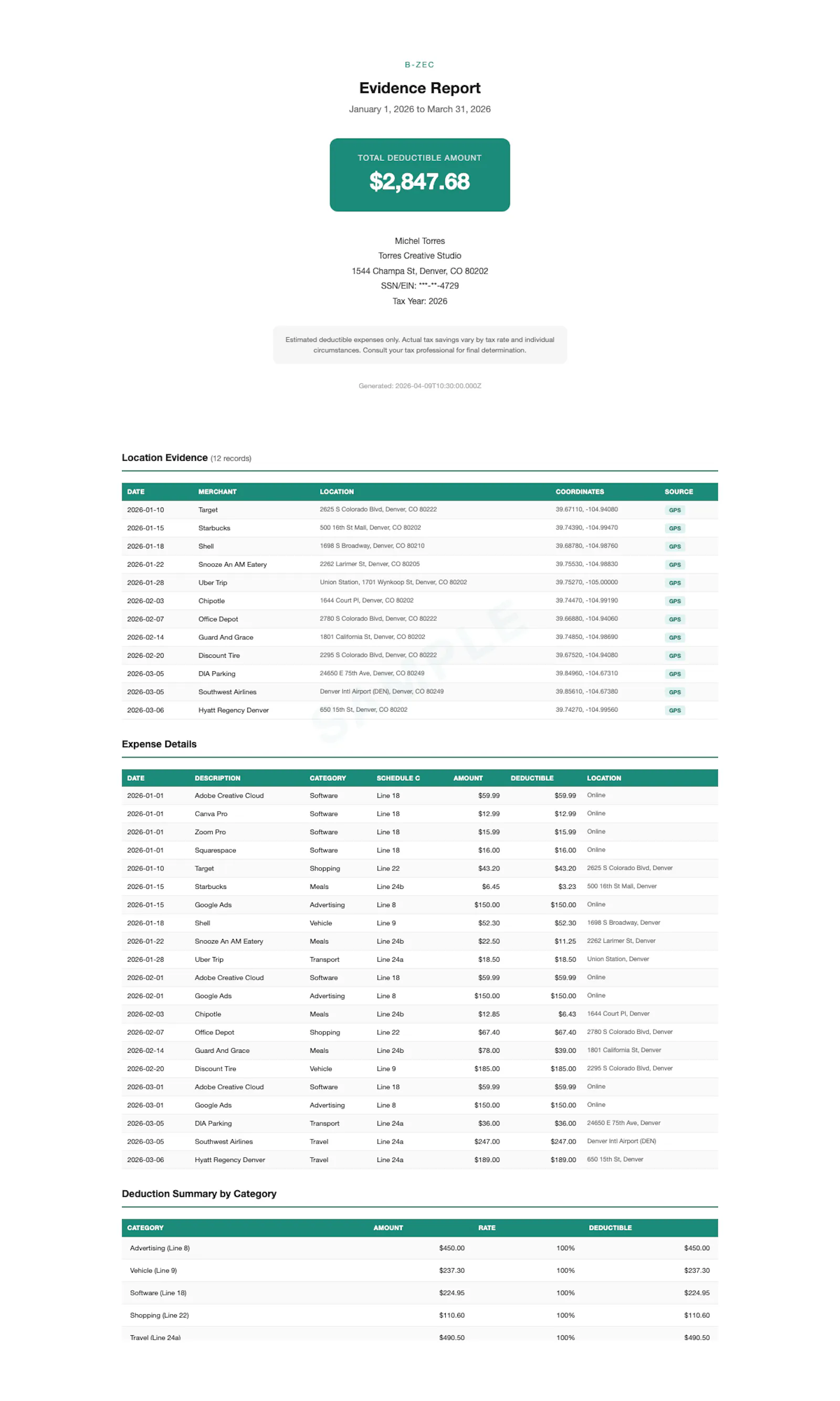 B-ZEC screenshot 4