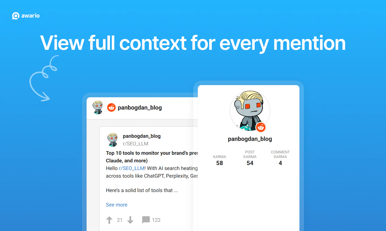 Awario Reddit Monitoring screenshot 2