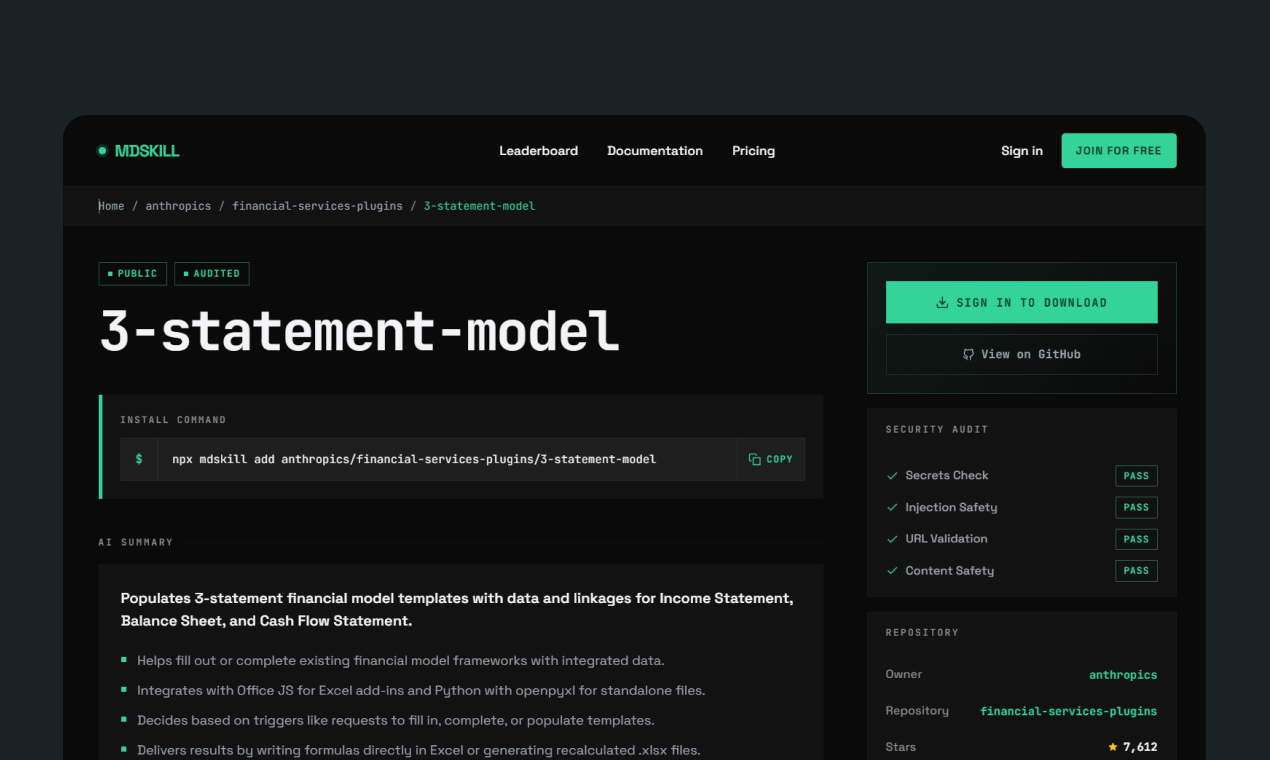 MDSkill gallery image