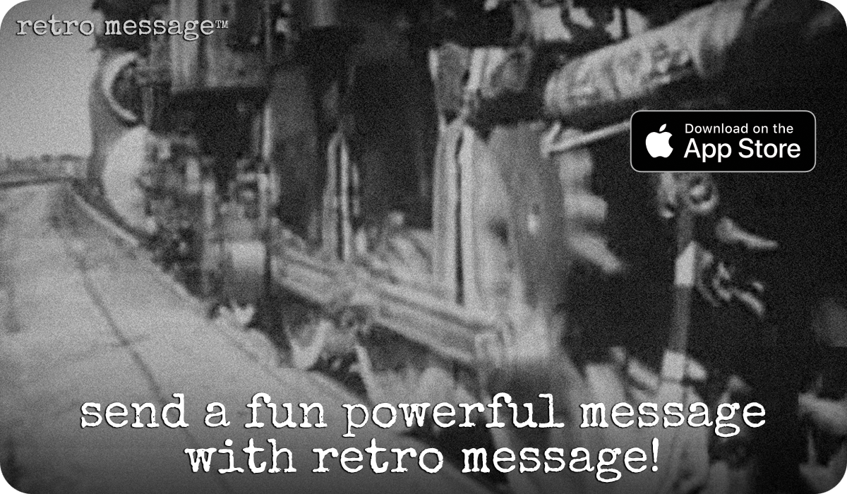 retro message gallery image