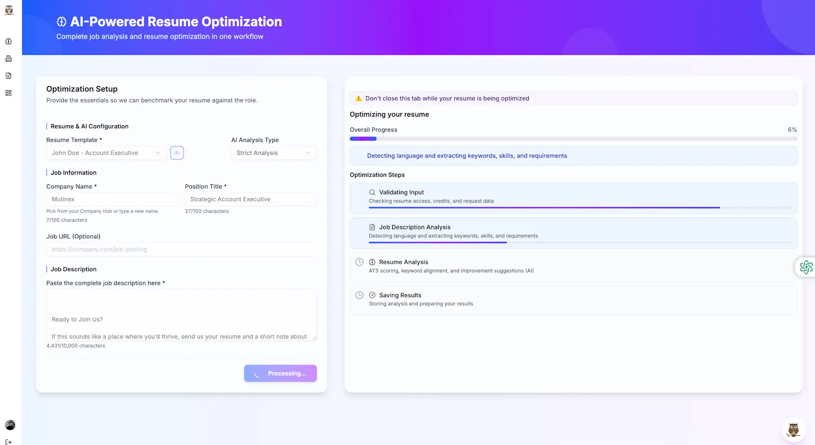 BuhoPilot screenshot 2