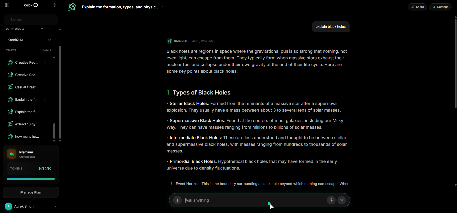 KroniQ AI gallery image