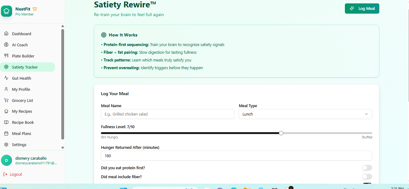 NestFit App gallery image