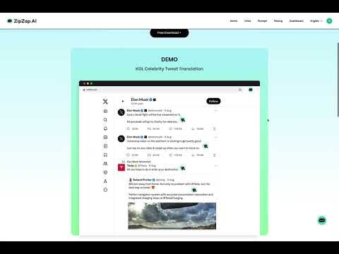 Twitter Immersive Translation@ZipZap.AI gallery image