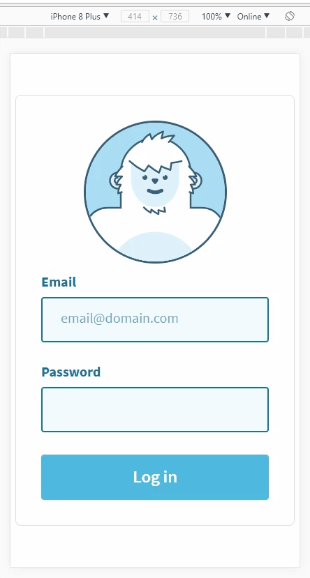 Angular Animated Login