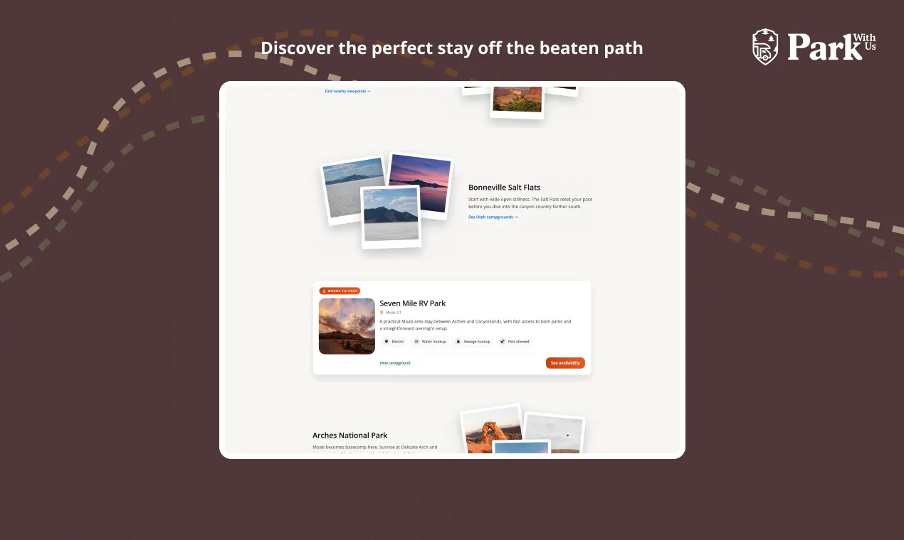 Park With Us - Road Trip Planner gallery image