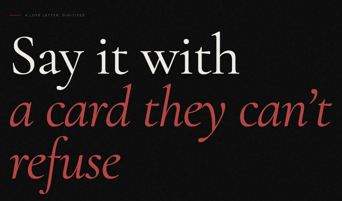 Madewithlove.cards gallery image