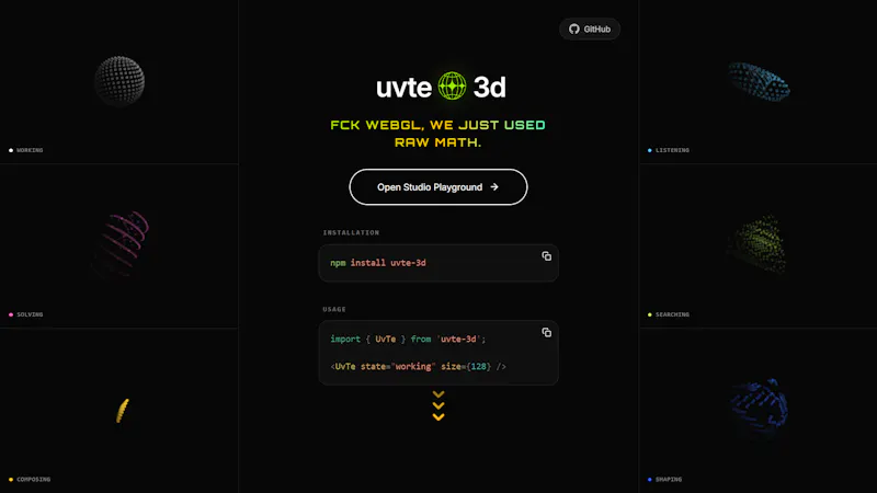 UvTe-3d screenshot 1