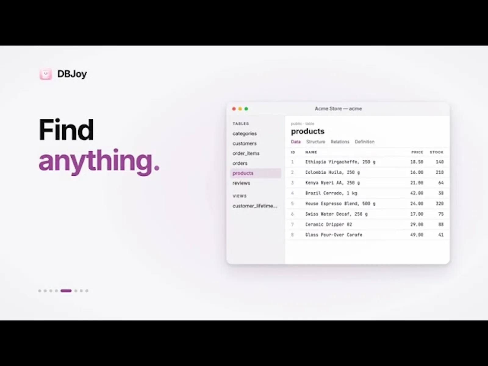 DBJoy screenshot 1 (video preview)