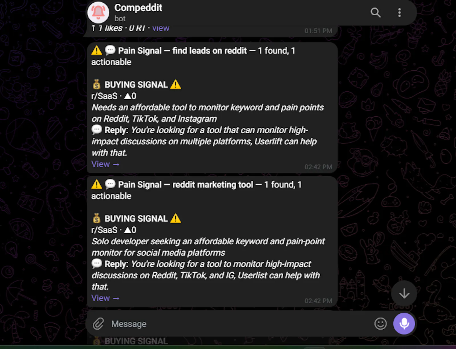 Compeddit screenshot 3