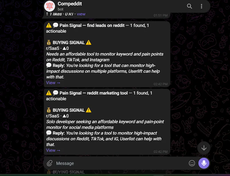 Compeddit screenshot 3