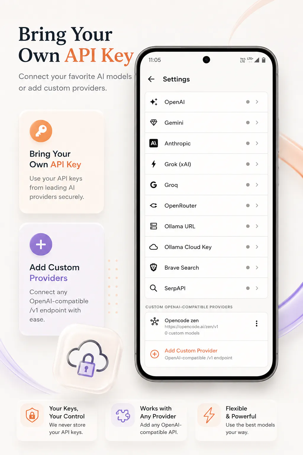 AnyLLM: AI Chat Client gallery image