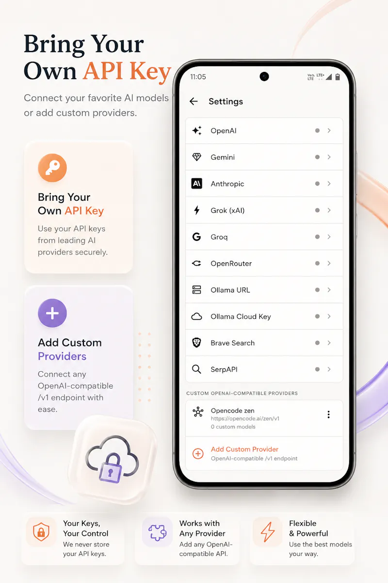AnyLLM: AI Chat Client screenshot 2
