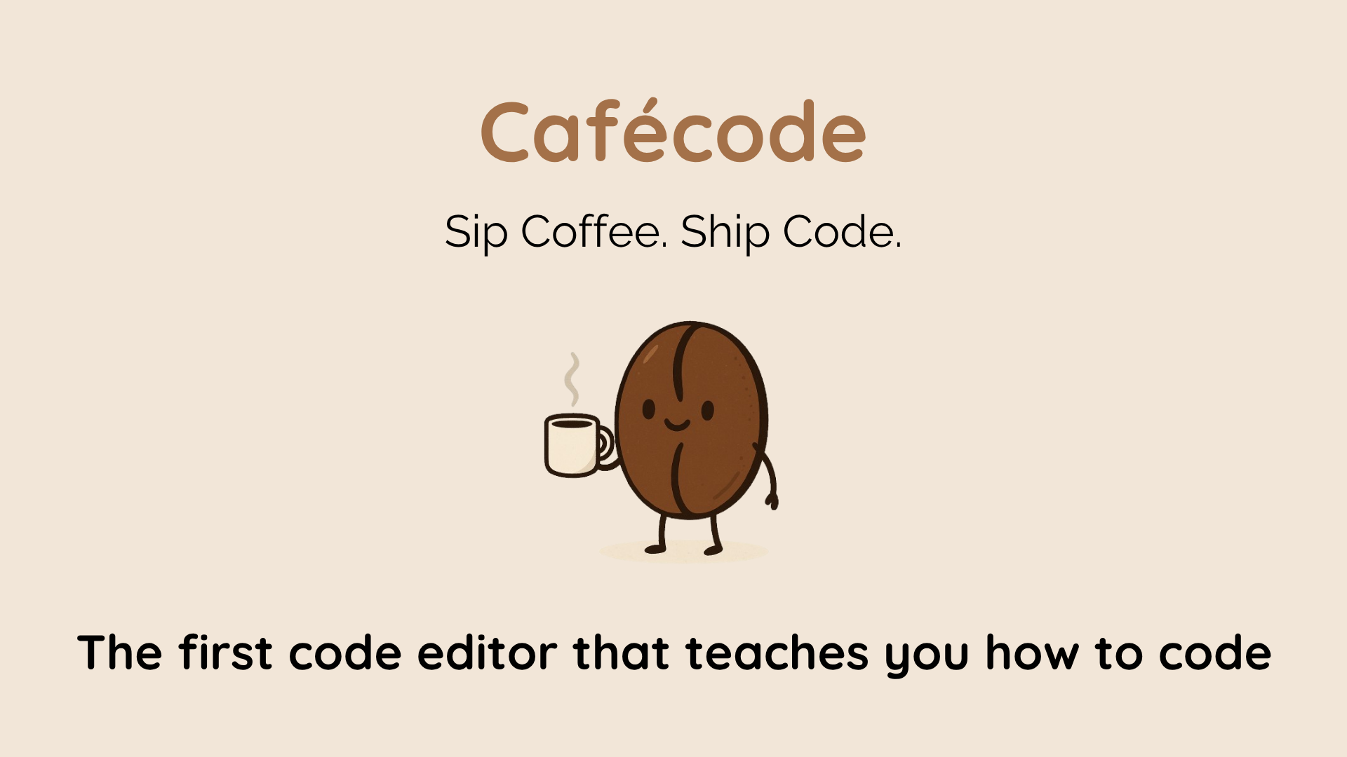 Média Cafécode - Le premier éditeur de code qui vous apprend réellement à coder 2